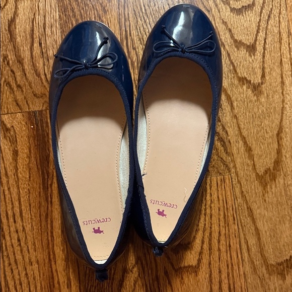 Crewcuts Other - Crewcut girls Navy ballet flats with bow EUC size 5